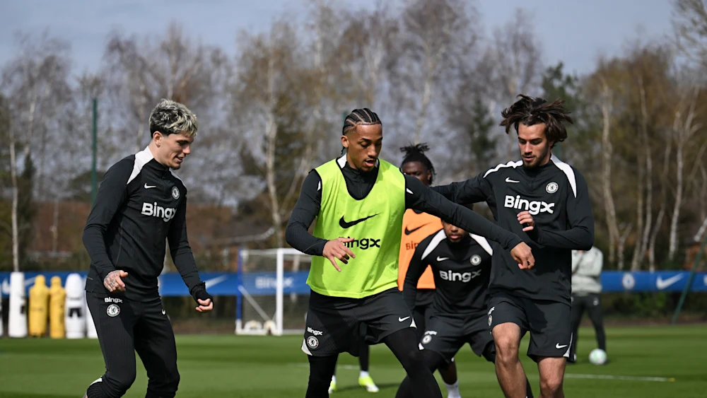 Chelsea players training preparing ahead of the clash against Everton scheduled for Saturday, March 2026 - Photo Credit : Chelsea, Website