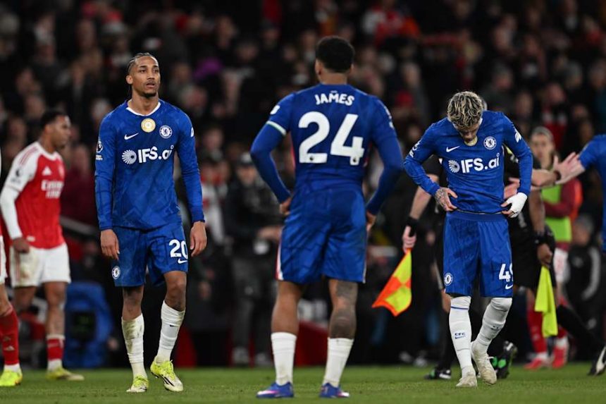 Chelsea’s Pain Deepens After Narrow 2-1 Derby Defeat to Arsenal - Photo Credit : Softfootball Website