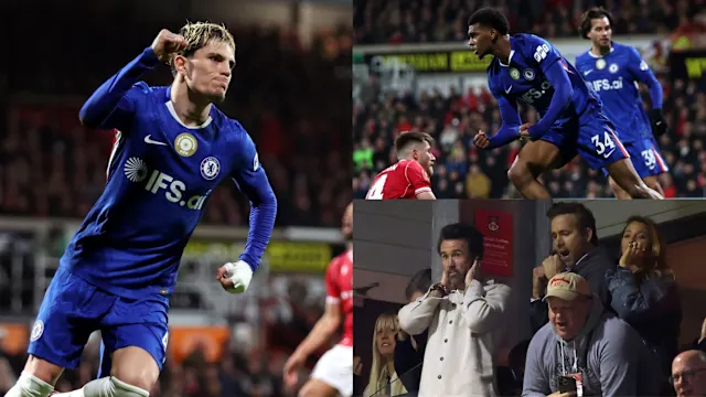 Collage Image in Chelsea 4-2 win over Wrexham in the FA Cup 5th round - Photo Credit : Yahoo