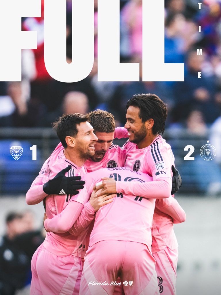 D.C. United 1-2 Miami (7 Mar, 2026) Major League Soccer, Final Score - Photo Credit :  Inter Miami CF, X