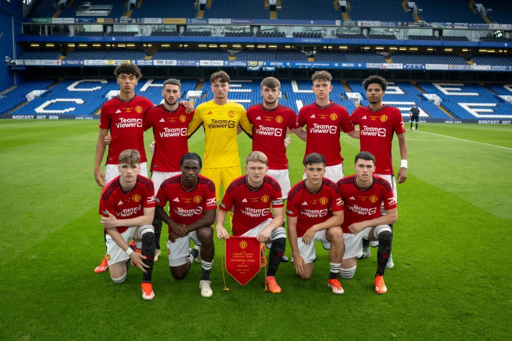 manchester united under 18s. (photo credit:  man united media)
