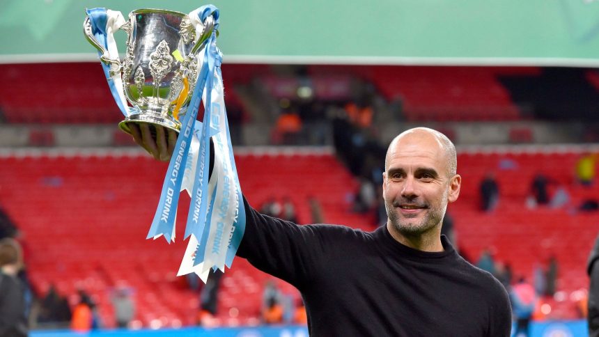 Guardiola wins the 2025:6 EFL Cup - Photo Credit : Skysports