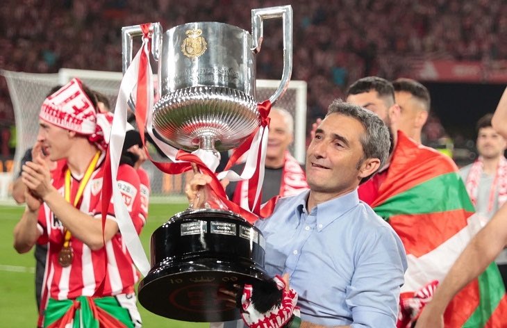 Ernesto Valverde- Photo credit: Fabrizio Romano via X