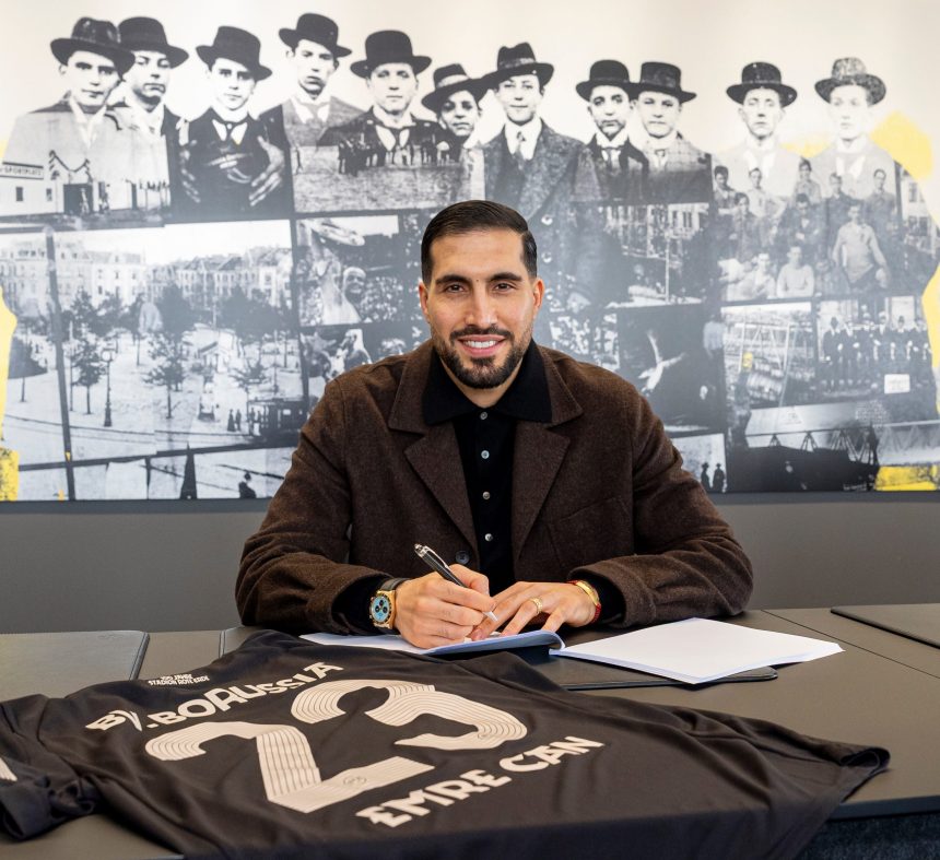 captain Emre Can signs contract extension to 2027- Photo credit: Borussia Dortmund via X