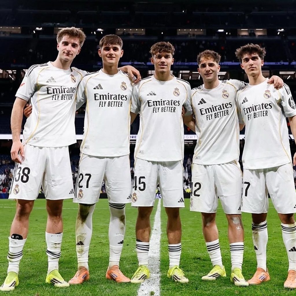 Real Madrid team. (photo credit: Fabrizo romano via x)