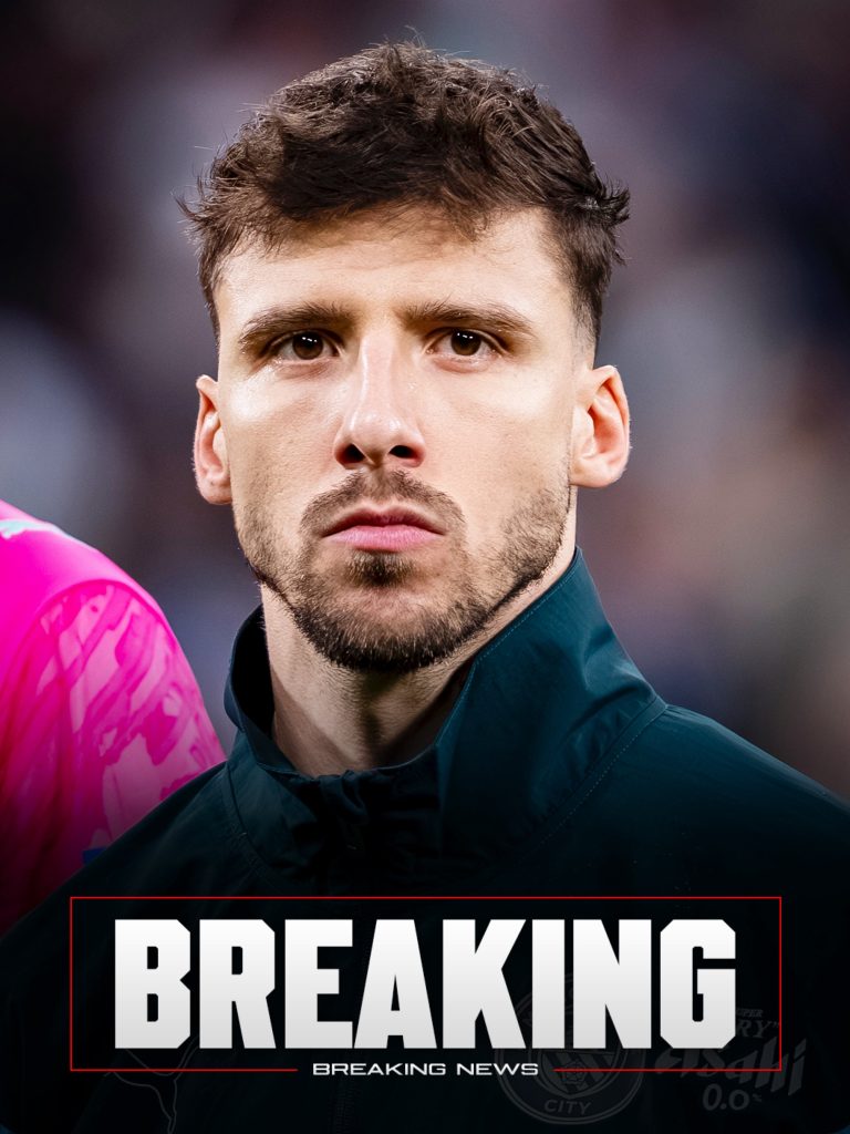 Rúben Dias ruled out of Carabao Cup Final due to Hamstring injury- Photo credit: Fabrizio Romano via X