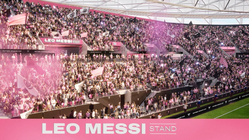 Inter Miami Honor Lionel Messi with Stadium Stand While Still Active - Photo Credit : Inter Miami, Website