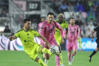 Inter Miami & Nashville SC players in action during their 1-1 draw in the Concacaf Champions Cup - Photo Credit : AS USA, Diario AS