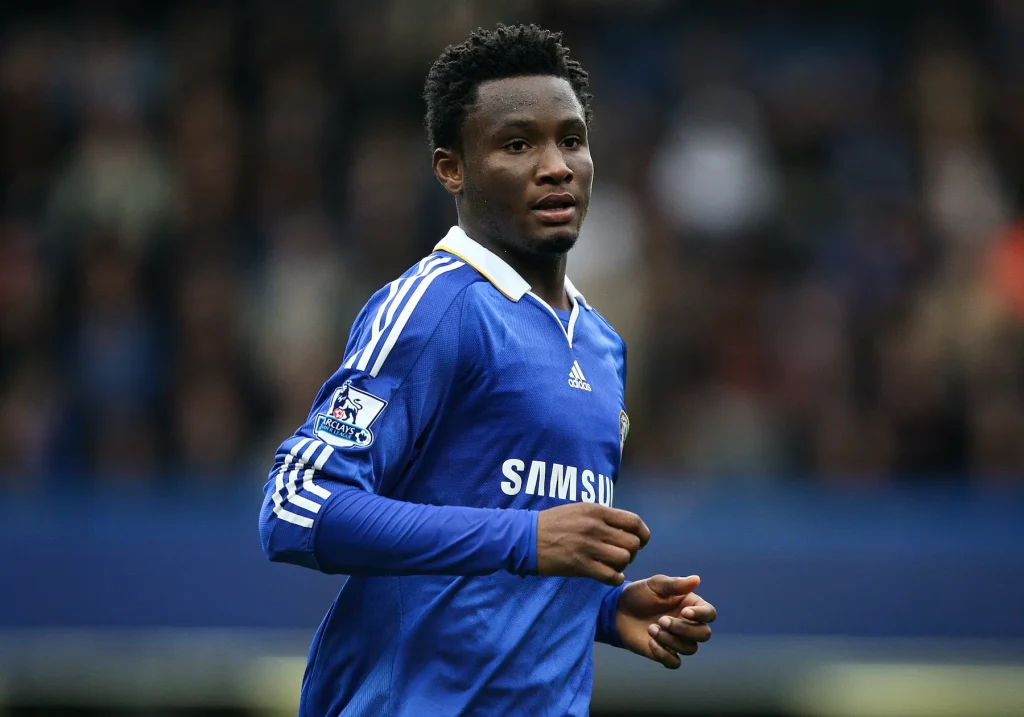 John Obi Mikel playing for chelsea - Photo Credit : These Football Times