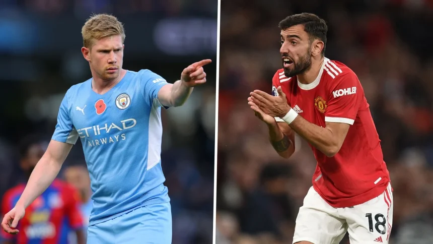 Kevin De Bruyne and Bruno Fernandes - Photo Credit : GOAL