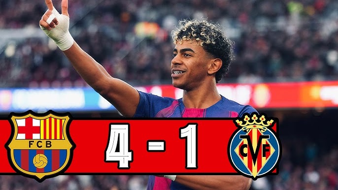 Lamine Yamal Fires Barcelona to 4-1 Victory Over Villarreal with Stunning Hat-Trick - Photo Credit : The Barcelona Podcast, Youtube