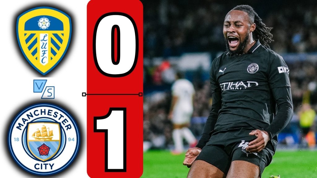 Manchester City Edge Leeds 1-0 to Pile Pressure on Arsenal - Photo Credit : MIX SPORTS, YouTube