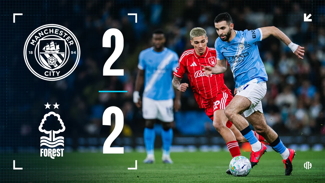 Manchester City Held to 2–2 Draw by Nottingham Forest - Photo Credit : Manchester City