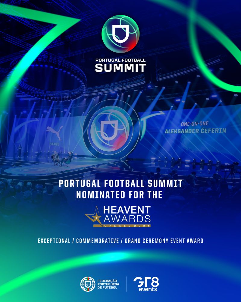 Portugal Football Summit 2025 Nominated for 2026 Heavent Awards - Photo Credit : Portugal Football Summit, Linkedin