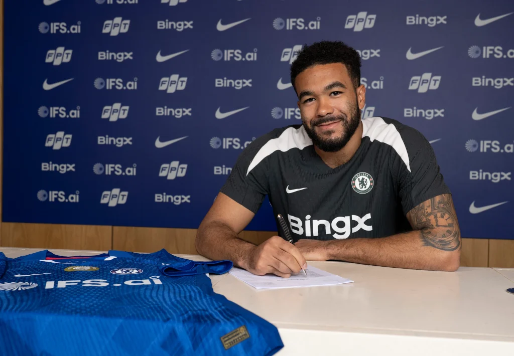 Reece James signs new Chelsea contract- Photo credit: Chelsea media