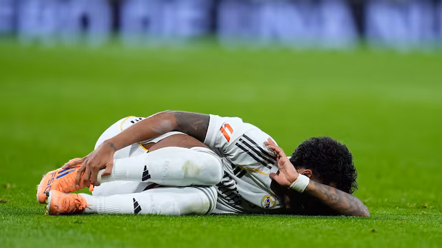Rodrygo injuried while reperesnenting Real Madrid - Photo Credit : Diario AS