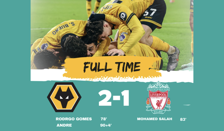 Wolves Shock Liverpool 2-1 in Stunning Premier League Upset - Photo Credit : Softfootball Media