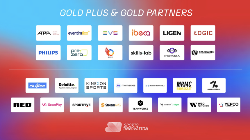 SportsInnovation 2026, Gold Plus & Gold Partners - Photo Credit : SportsInnovation, Linkedin