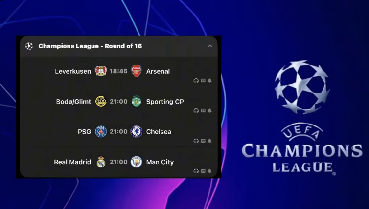 The Champions League - Knockout Stage fixtures scheduled for Wednesday, March 11, 2026 - Photo Credit : Softfootball Media