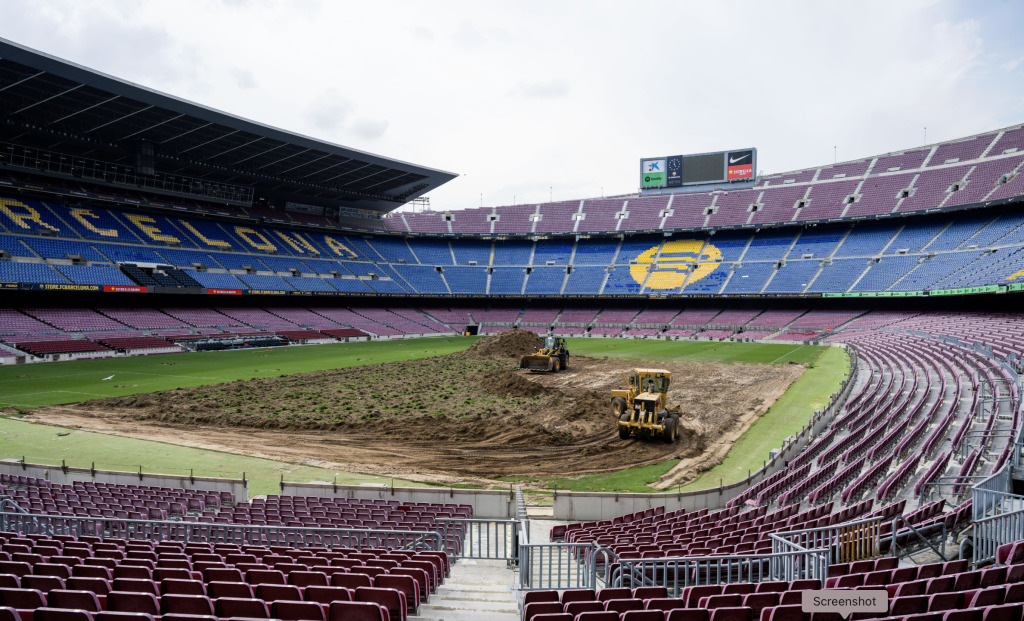 Barcelona Staduim, Spotify Camp Nou under construction - Photo Credit : Barcelona, Website