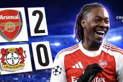 Arsenal Secure Champions League Quarterfinal Spot with 2:0 Win Over Bayer Leverkusen - Photo Credit : Softfootball Media