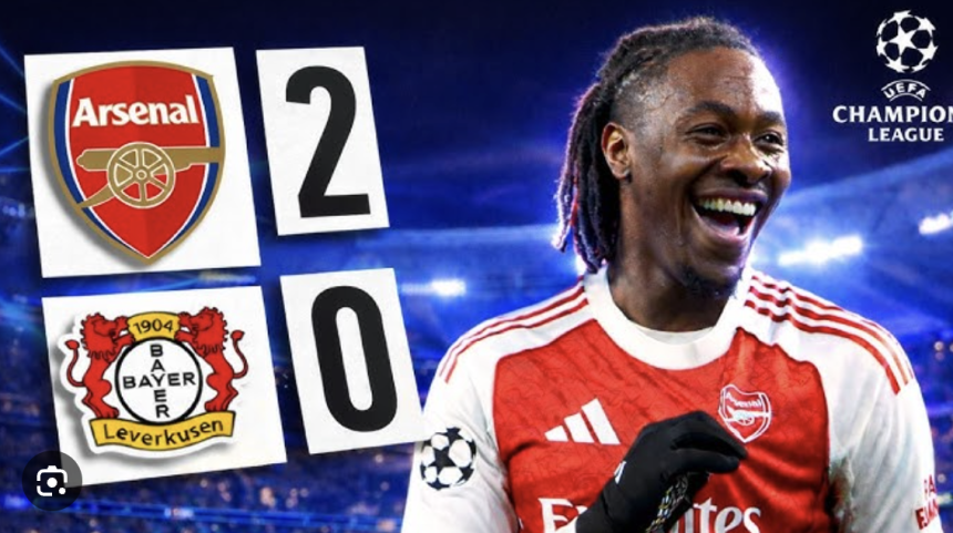 Arsenal Secure Champions League Quarterfinal Spot with 2:0 Win Over Bayer Leverkusen - Photo Credit : Softfootball Media
