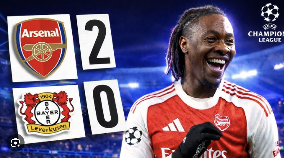 Arsenal Secure Champions League Quarterfinal Spot with 2:0 Win Over Bayer Leverkusen - Photo Credit : Softfootball Media