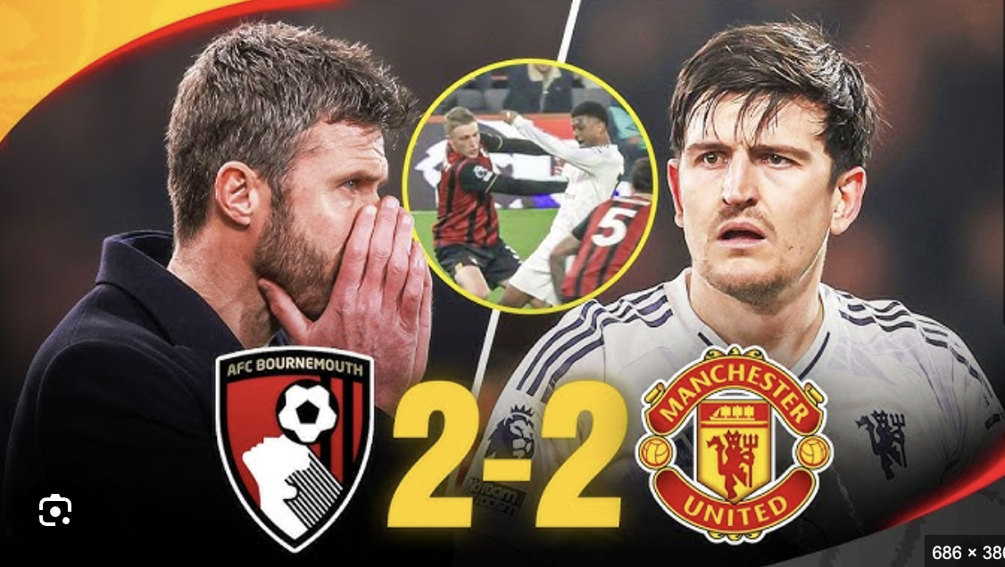 AFC Bournemouth 2–2 Manchester United in 2025/26 Premier League Round 31 - Photo Credit : Softfootball Media