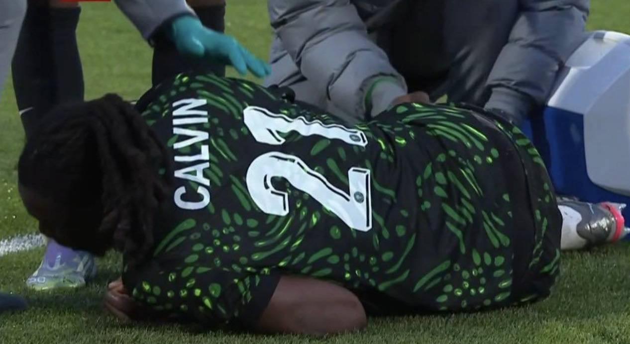 Calvin Bassey Injured - Photo Credit : Softfootball, Media