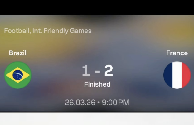 France Defeat Brazil 2–1 in Friendly - Photo Credit : Softfootball
