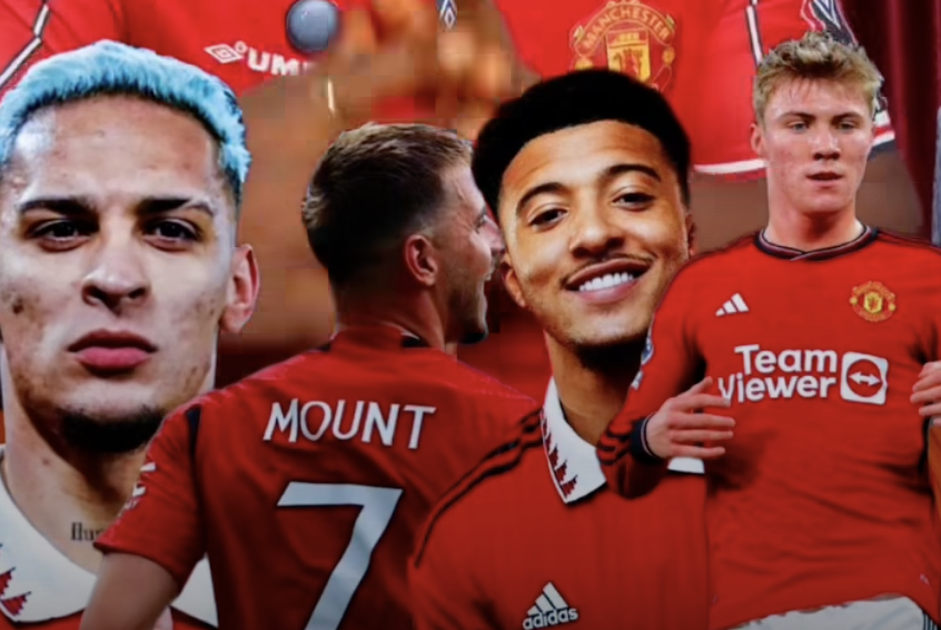 Højlund, Sancho, Mount, and Antony - Photo Credit : Softfootball Chukwuma Henry, Facebook