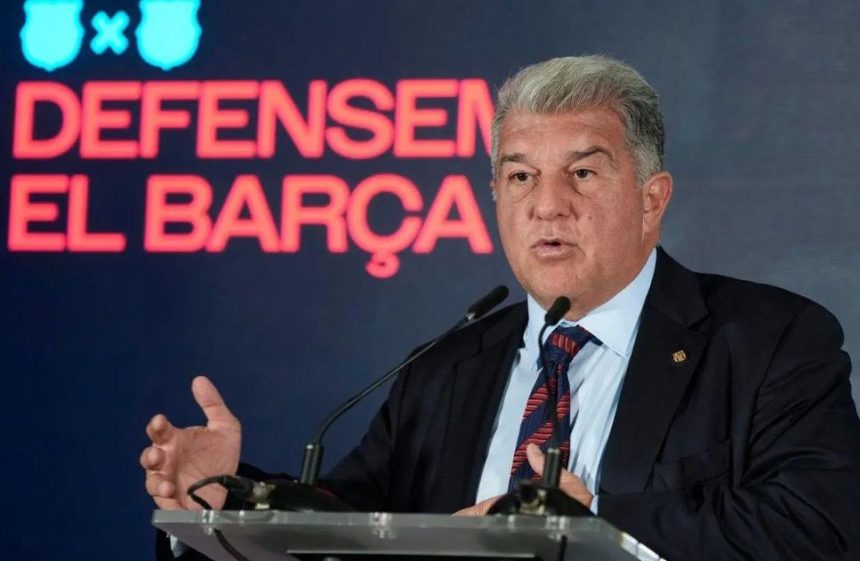 Joan Laporta has won the 2026 Barcelona presidential election (photo credit: Fabrizio Romano media)