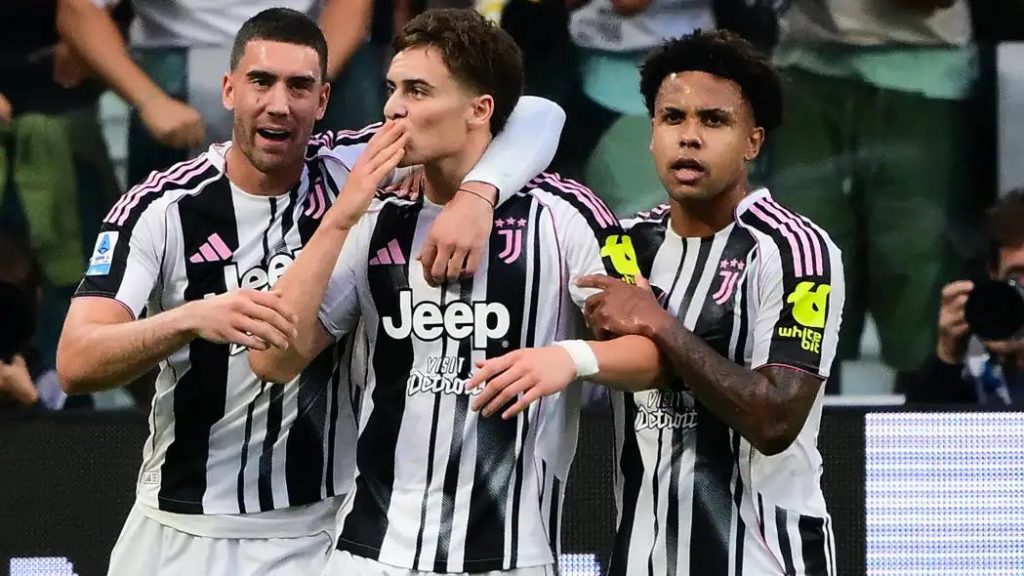 Vlahovic, yildiz and Weston McKennie - (photo credit: Juventus media)