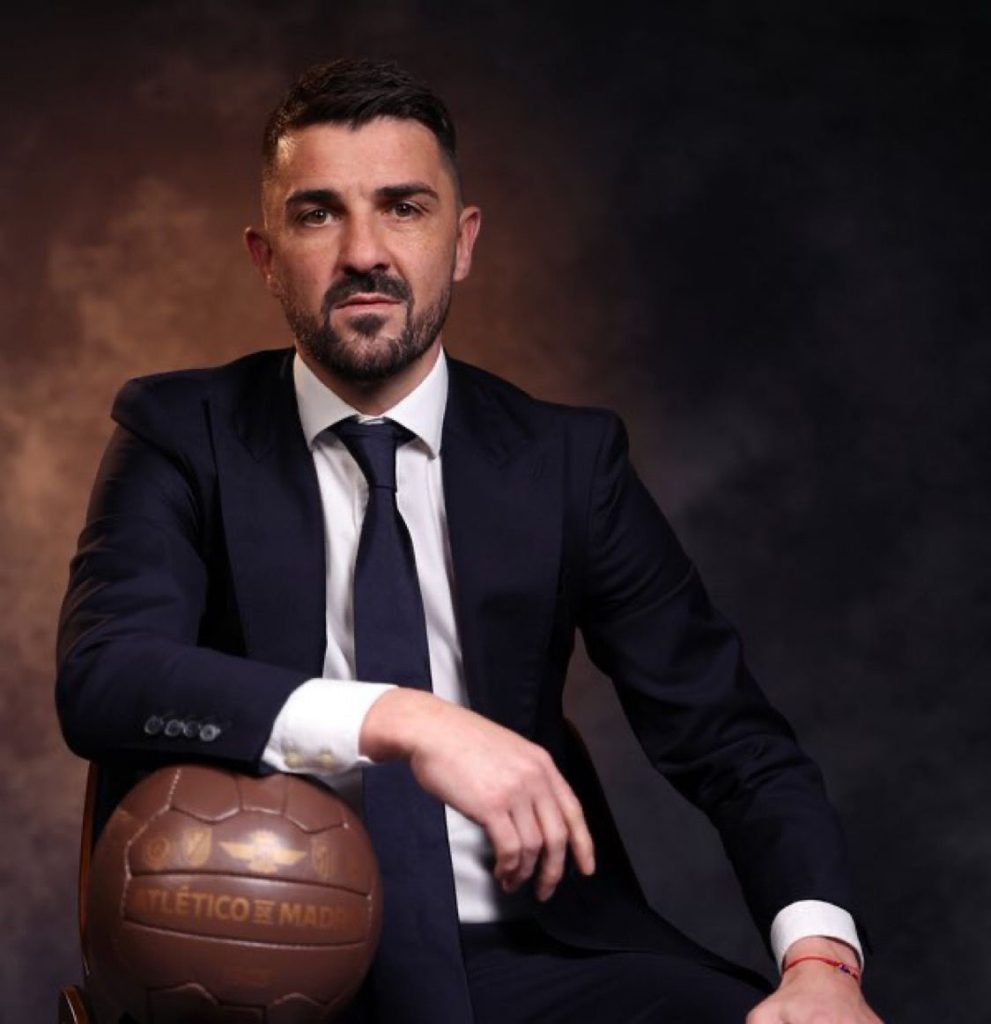 David Villa returns to Atlético Madrid (photo credit: Fabrizio Romano via x)