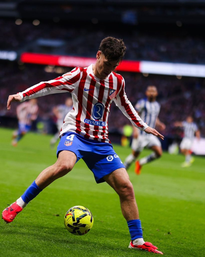 Rodrigo Mendoza (photo credit: Atletico Madrid via x)