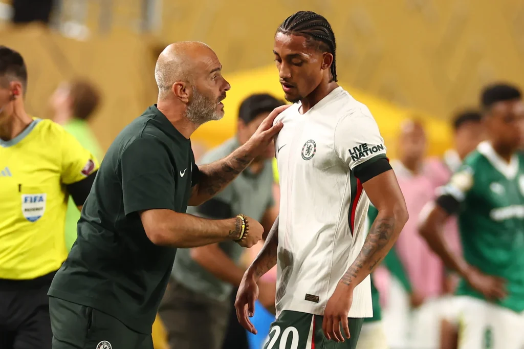 Enzo Maresca and Joao Pedro - Photo Credit :  The Chelsea Chronicle