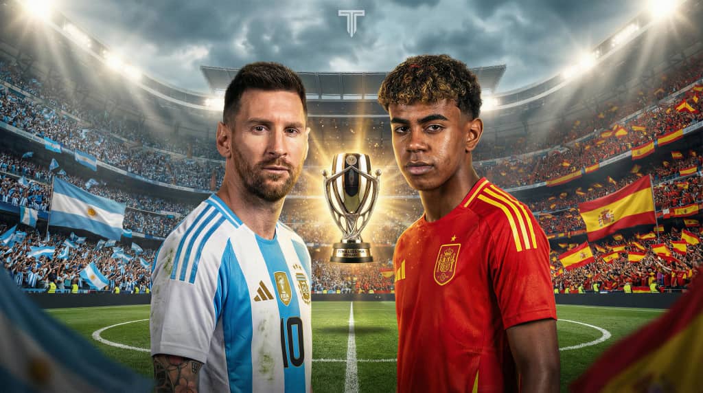 UEFA announce La Finalissima between Argentina and Spain has been cancelled (photo credit: The touchline via x)