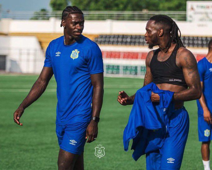 Former England youth internationals Aaron Wan-Bissaka and Axel Tuanzebe representing congo - Photo Credit : Citizen Football, Facebook