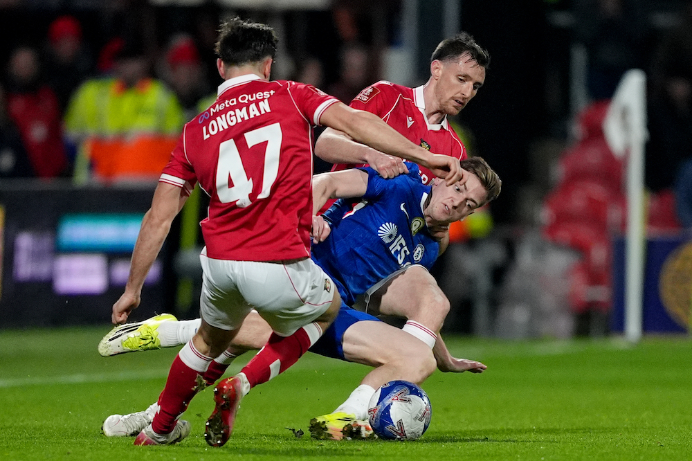 liam delap against wrexham Players in chelsea 4-2 win in the FA Cup 5th round - Photo Credit : Nation.Cymru