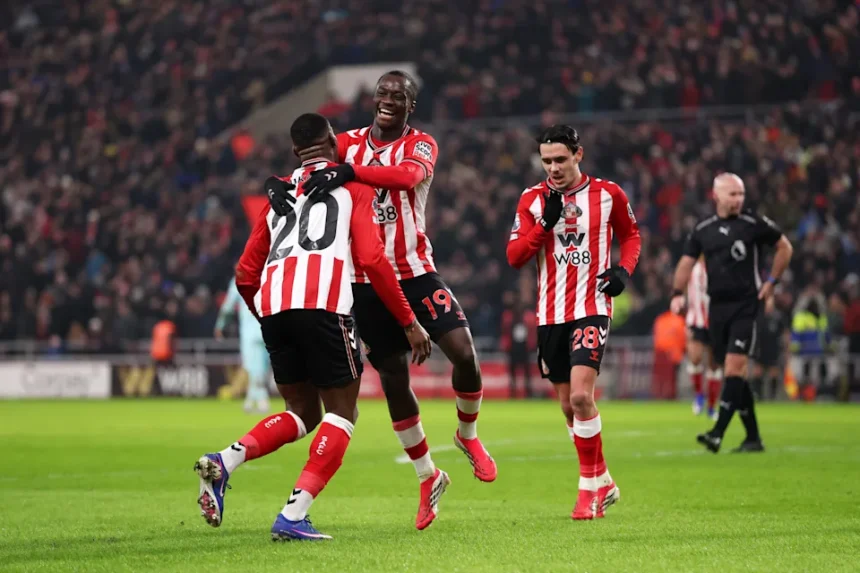 Sunderland 0-5 Nottingham forest. (photo credit: nottingham 101great media)