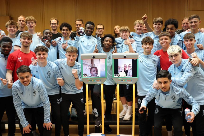 UEFA showcases Youth League initiative, awards LTFutbolas (photo credit: UEFA foundation)