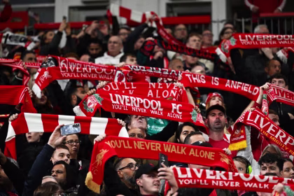 Liverpool fans. (photo credit: Liverpool media)