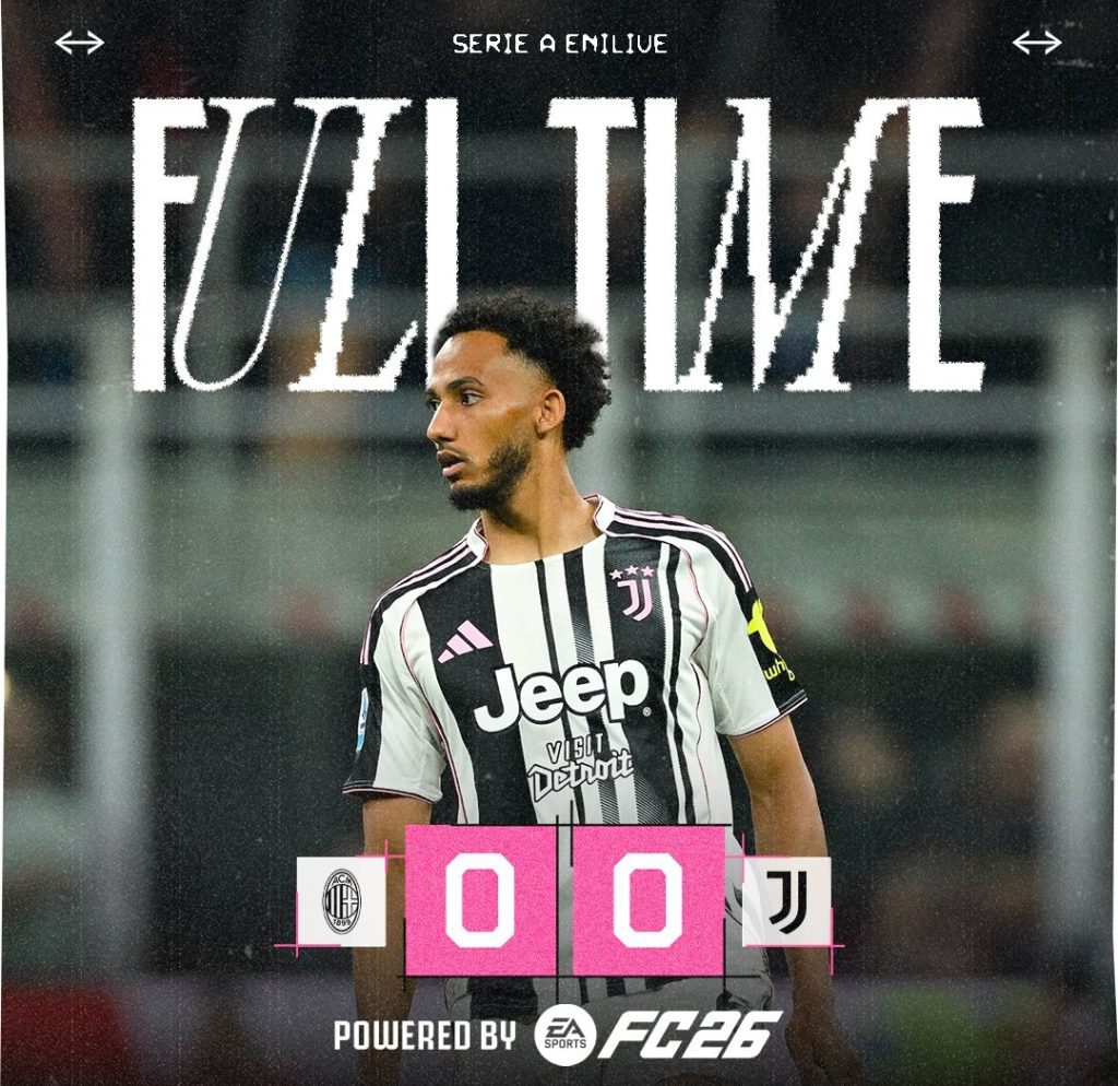AC Milan 0-0 Juventus (photo credit: Juventus via x)