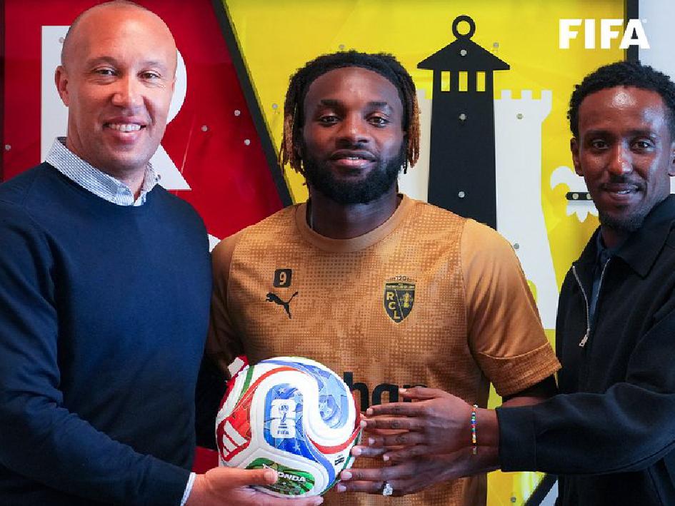 FIFA Players’ Voice Panel (PVP) meets with Allan Saint-Maximin (photo credit: FIFA media)