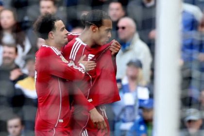 Virgil van Dijk with a 90+11' winner (photo credit: Liverpool media)