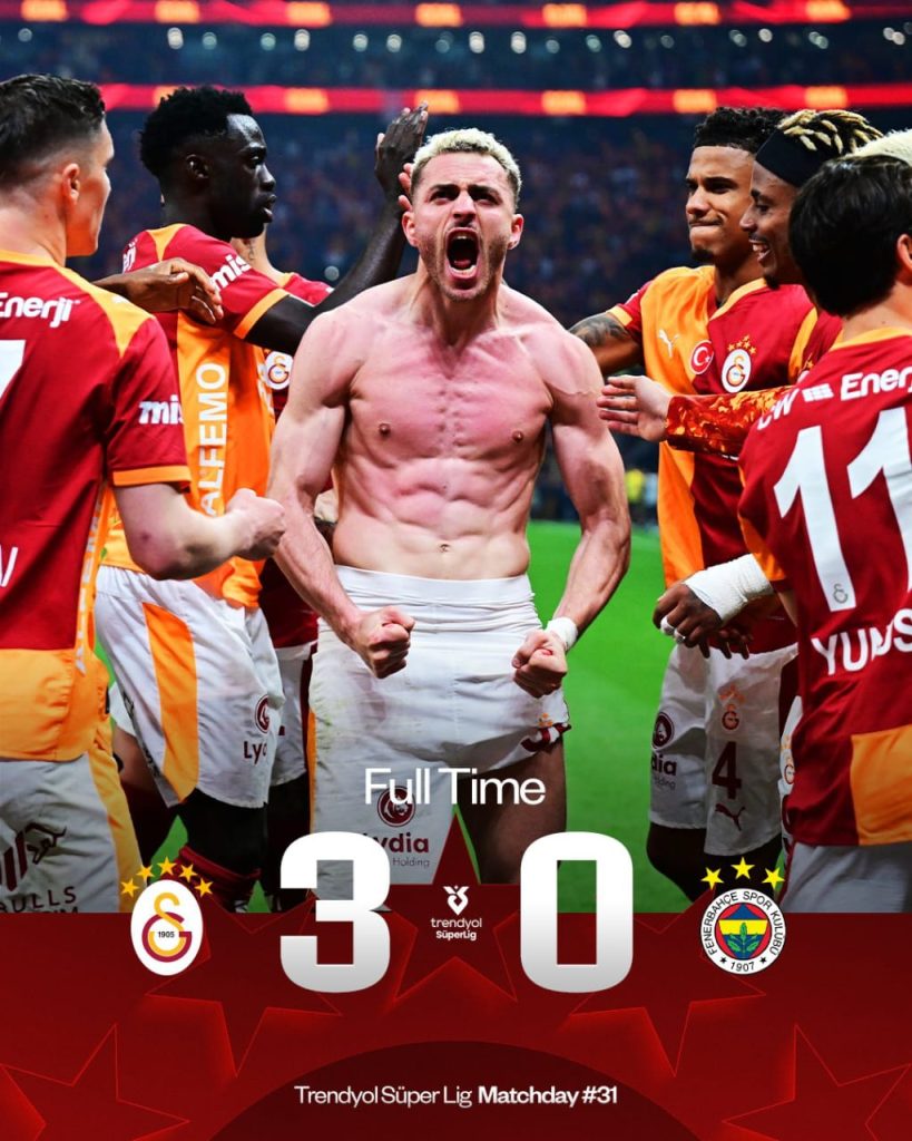 Galatasaray 3-0 Fenerbahce (photo credit: Galatasaray media)