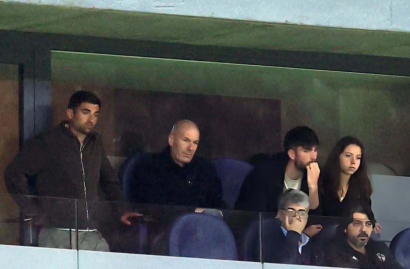 Zinedine zidane in Bernabeu(photo credit: bbc media)