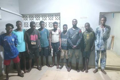 Police arrest Chelsea fan, Eight others for unrest in Lekki (photo credit: FOCUS TV, Nigeria via Facebook)