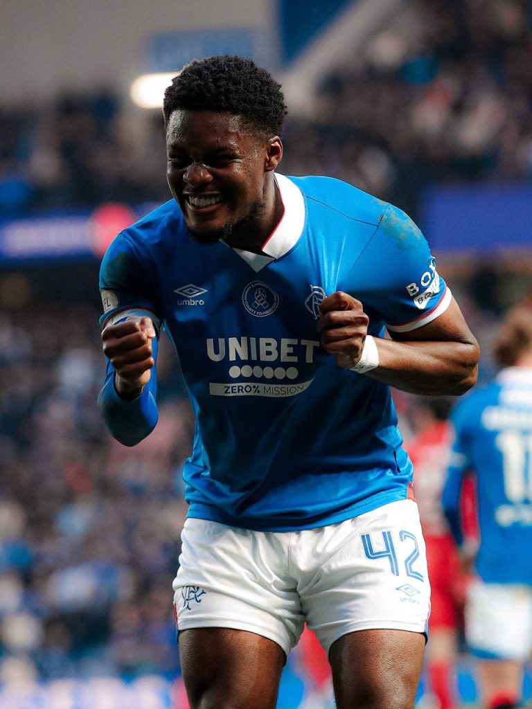 Emmanuel Fernandez for Rangers (Photo credit: Fernandez media)