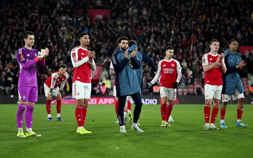 Arsenal football sqaud.(photo credit: standard media)